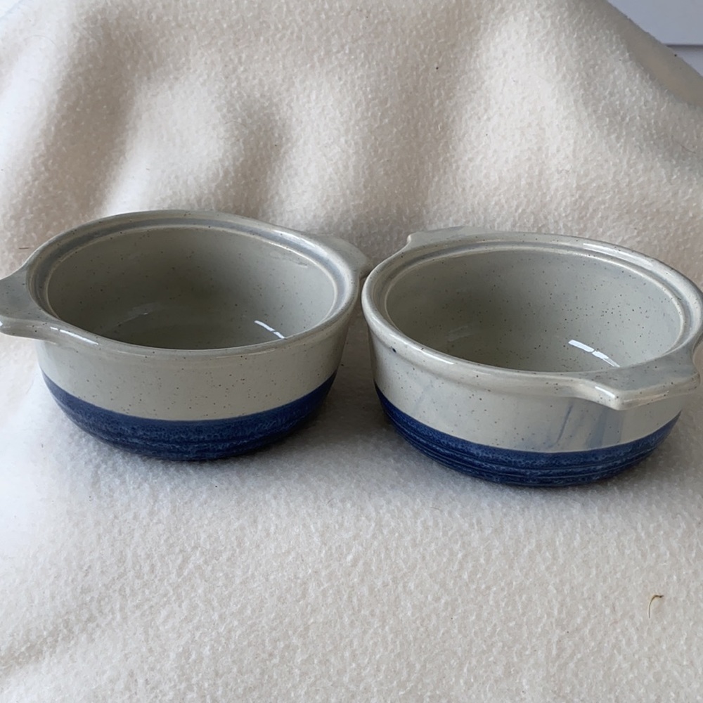 Mccoy Pottery Bowls Glazed Set of 2 Vintage